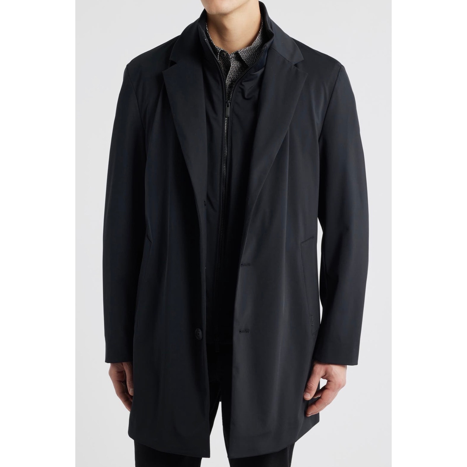 Boss Jared 3-In-1 Waterproof Coat Black 44r Nwot